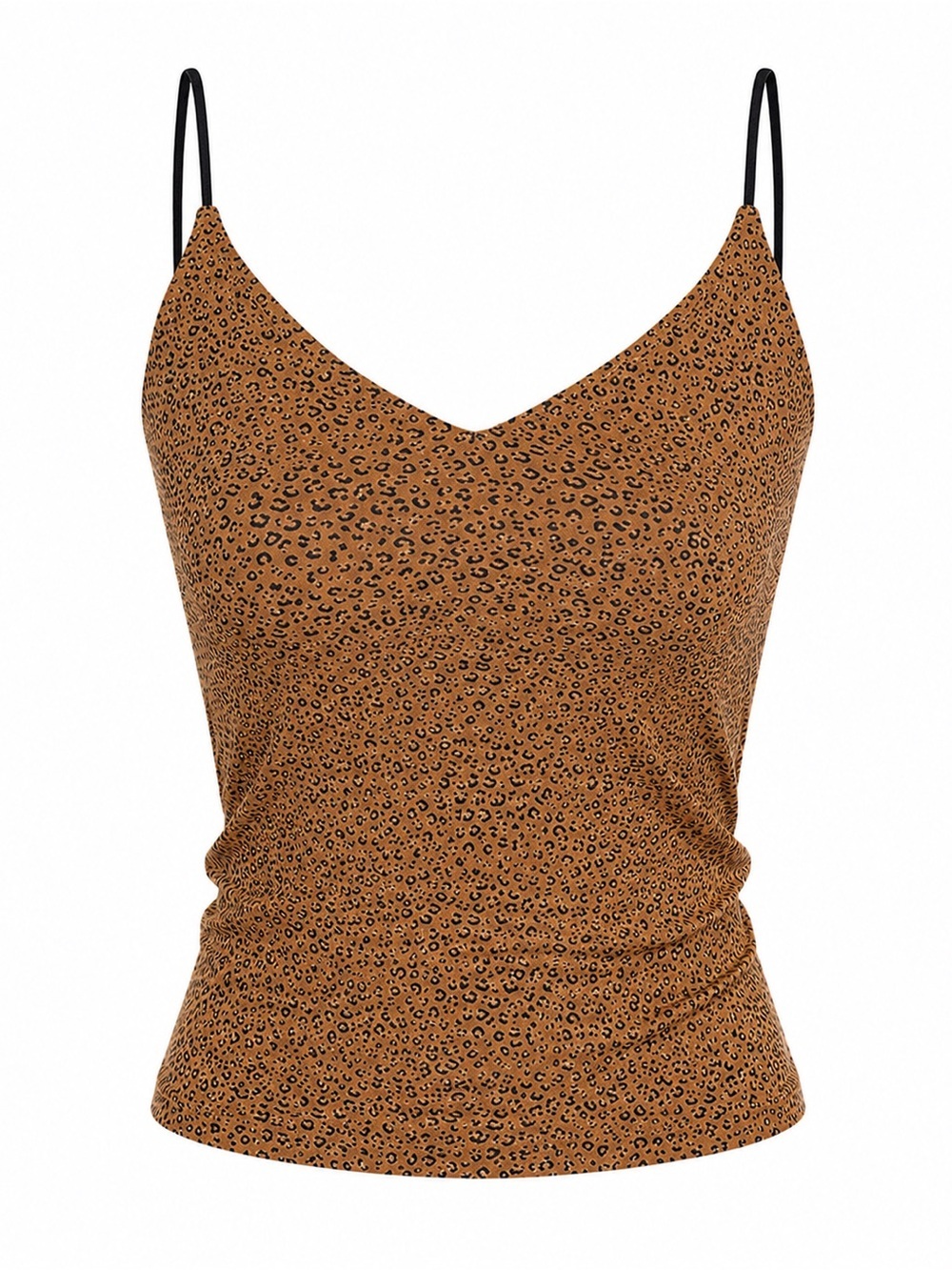 gaze Tan Leopard Print Cami Top